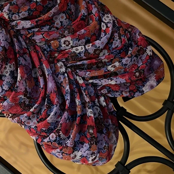 ZARA Multicolor Floral Mini Dress - Picture 9 of 16